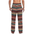 thumbnail image 4 of FORMRS Mens Pajama Pants with Pockets Cotton Sleepwear Lounge Bottoms Sizes S-2XL, Tribal Geometric, 4 of 7