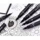 thumbnail image 4 of 6 uds gancho línea pluma 0,05 0,1 0,2 0,3 0,5 0,8mm ingeniería dibujo Oficina escritura regalo bolígrafo de gel de tinta negra, 4 of 4