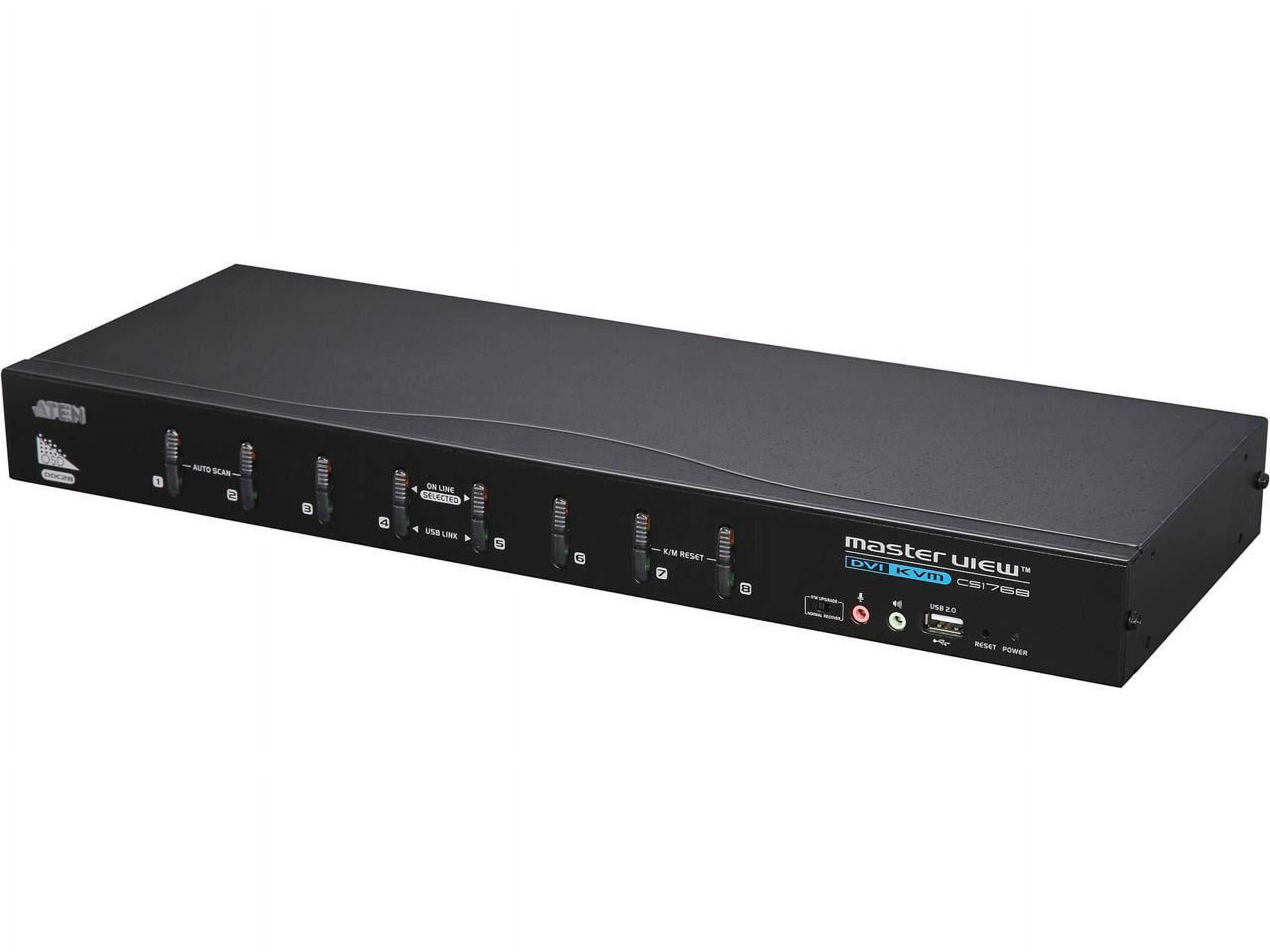 8ポート PS/2-USB IP-KVMスイッチ   CS1708i 1-Local / Remote Shared Access 8-Port PS/2-USB VGA KVM over