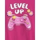 thumbnail image 2 of Camiseta gráfica de manga larga para niña GAP Bright Beet XS, 2 of 2