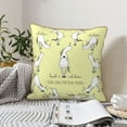 thumbnail image 6 of Kll Unicorn Sun Salutataion Yoga Decorative Throw Pillow Covers Velvet Soft For Couch Sofa Bedroom Living Room Outdoor -16"X16", 6 of 8