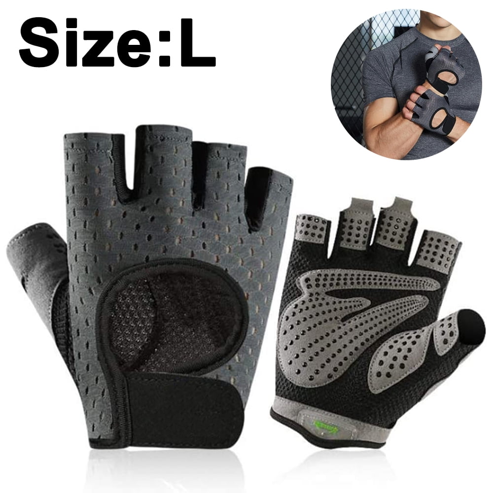 Workout Gloves for Men Women Youth, Ventilated Exercise Gloves Cycling
