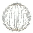 thumbnail image 2 of Northlight LED Lighted 3D Hanging Sphere Christmas Decoration – Warm White - 23", 2 of 6