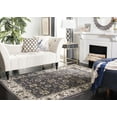 thumbnail image 3 of SAFAVIEH Lyndhurst Frances Floral Area Rug, Grey/Cream, 6' x 9', 3 of 11