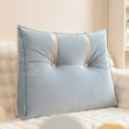 thumbnail image 3 of Size Headboard Pillow with Removable Cover Large Backrest Cushion for Bed Reading Daybed Dorm Bunk Beds Soft Bolster Pillow Back Support Wall Pillow Headboard, 3 of 3