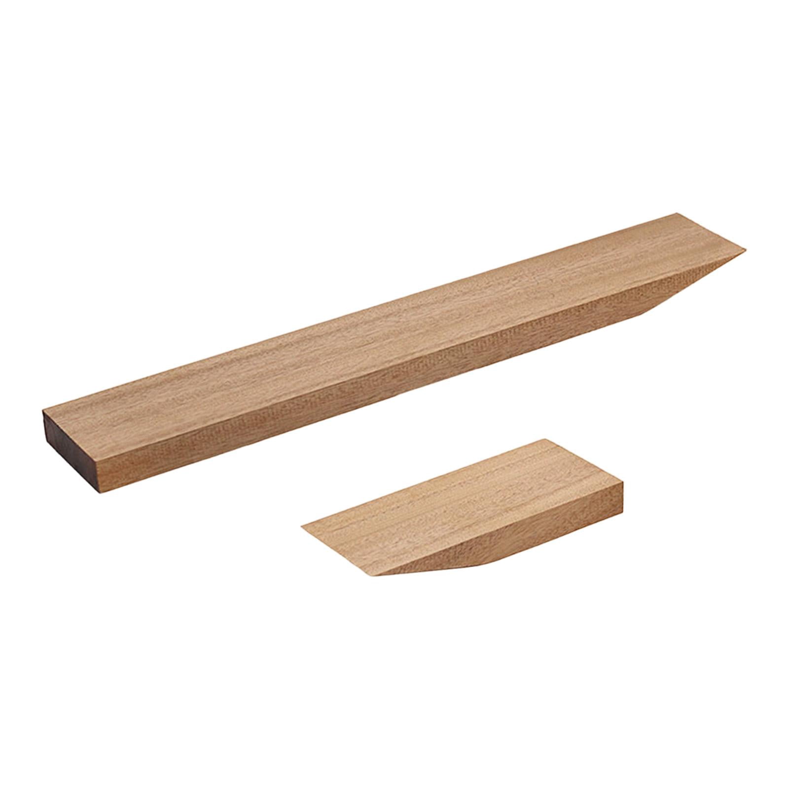 Dualoai 2PCS Wood Guitar Neck Blank Unfinished Acoustic Electric Guitar Replacement for