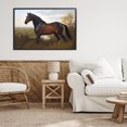 thumbnail image 3 of Stupell Industries Rustic Lodge Stallion in Marshland Black Framed Giclee Art, 30 x 20, by Creative Studio, 3 of 8