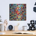 thumbnail image 6 of Luxe Metal Art 'Love of Color I' by Carolee Vitaletti Metal Wall Art, 12"x12", 6 of 7