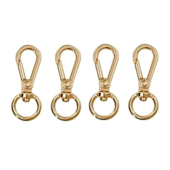 4Pcs Stainless Steel Anti-Rust - Heavy Duty Hanging Swivel Hook - Hammock Swivel Hook - for Indoor or Outdoor Gold