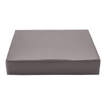 Mauxuk Non-Slip Chair Cushion with Waterproof Cover - Premium Artificial Leather Seat Pad - Ergonomic Design for Office, Car, Home - 15.7x15.7 Inches - 0.64LB - Laceless Stay-Put Technology