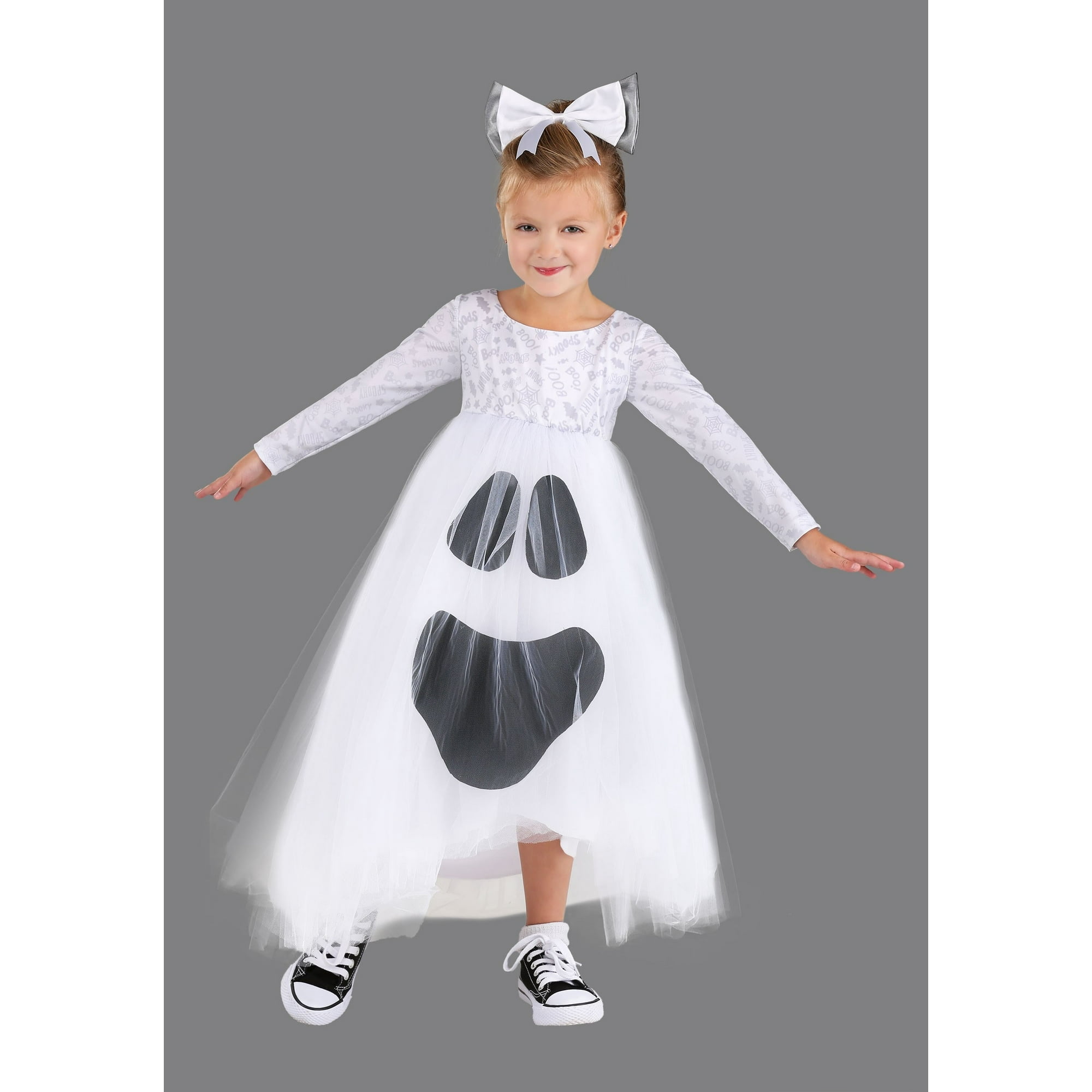 Toddler Ghost Tutu Costume Walmart