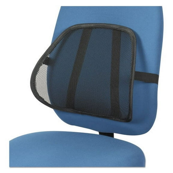 Mesh Backrest, 18.13 X 15.38 X 5.88, Black | Bundle of 2 Each