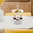thumbnail image 5 of hengtong Cake Stand Party Serving Tray 3 Layered Table Decor Dessert Display Stand Cookie Tray Rack for Candy Donuts Celebration Event White, 5 of 9