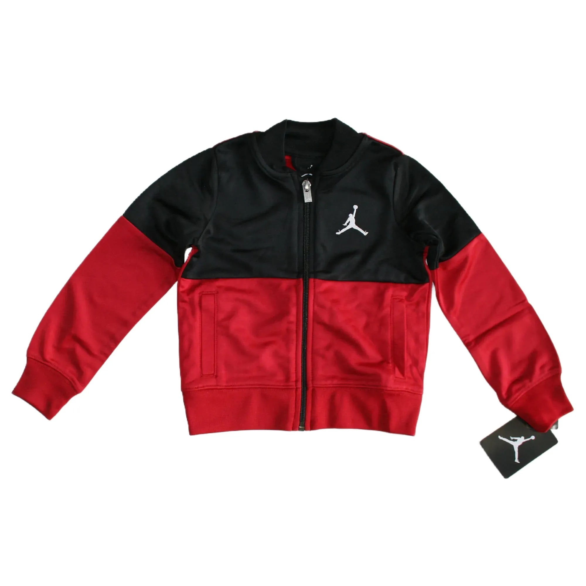 jordan black and red tracksuit