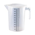 thumbnail image 3 of Jarra de agua de plástico Jarra de agua con asa 5000 ml Utensilios de cocina Jarra de bebida de Taza de medición transparente a prueba de fugas, 3 of 9