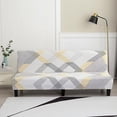 thumbnail image 1 of 2024 Stretch Futon Slipcover Armless Sofa Cover Sofa Bed Cover Furniture Protector Without Armrests Soft with Elastic Bottom, 1 of 8