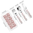 thumbnail image 2 of Salouo Red Food Pattern 3 Pieces Toddler Utensils, Kids Silverware Set Stainless Steel Utensils for Kids Children Safe Spoons Forks & Knife Dishwasher Safe, 2 of 8