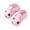 Pink, variant on AUNVITO Infant Cartoon Print Soft-Sole Cloth First Walkers Shoes Comfortable Wrap-Around Design 0-12M Baby Shoes