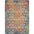 thumbnail image 3 of Nourison Aloha Indoor/Outdoor Transitional French Country Multicolor 7' x 10' Area Rug, (7' x 10'), 3 of 12