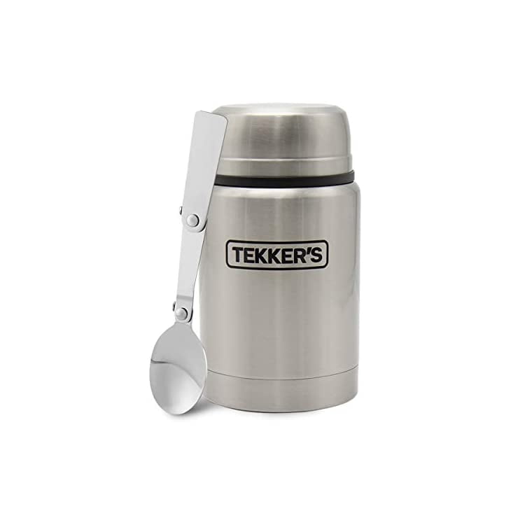 thermos flask with spoon
