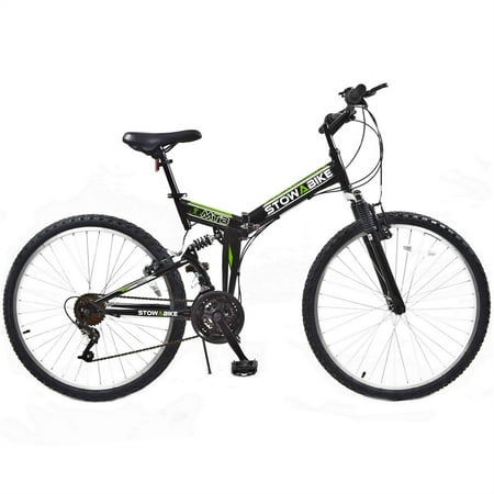 Dual Suspension Mountain Bike >> Stowabike 26 Mtb V2 Folding Dual Suspension 18 Speed Shimano Gears Mountain Bike Black Dual Suspension Mountain Bike >> Stowabike 26 Mtb V2 Folding Dual Suspension 18 Speed Shimano Gears Mountain Bike Black