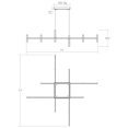 thumbnail image 2 of Sonneman 1791 Systema Staccato 28 Light 70" Wide Led Indoor Oversized Pendant - Silver, 2 of 5