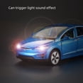 thumbnail image 2 of 1:32 simulación tesmodelx modelo de coche de aleación modelo de puerta abierta sonido y luz tire hacia atrás juguetes para niños, 2 of 5