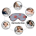 thumbnail image 7 of Naloa Starfish Navy Blue Stripe Print Sleep Mask for Sleeper, Light Blocking Sleeping Eye Mask for Women Men, Eye Shade with Adjustable Strap for Travel, Nap,Meditation, 7 of 7