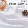 thumbnail image 3 of Cortinas DANCURTON, mezcla de lino, 107 x 234 cm, semitransparente, color blanco, 3 of 8