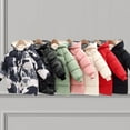 thumbnail image 3 of XBASW Kids Baby Winter Hooded Jacket Warm Cotton Coats Toddler Medium-Length Puffer Padded Outerwear Jacket for Boys Girls 2-10Y, 3 of 9