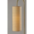 thumbnail image 5 of Adesso Mendoza 60" Antique Brass Task Floor Lamp with Natural Woven Paper Cylinder Shade, 5 of 5