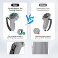 thumbnail image 6 of Rechale VR Silicone Case for Meta Quest 3, Design Upgraded Accessories for Oculus Quest 3, Face Cover, Controller Grips, Shell Cover, Lens Cover, Disposable Eye Cover(Gray), 6 of 10