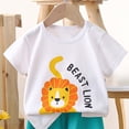 thumbnail image 4 of Piuwrlz Outfit Set Girls Boys Short Sets Crew Neck Cotton Suummer T-Shirt and Shorts Set Multicolor Size 9-12Months, 4 of 5
