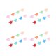 thumbnail image 4 of 100pcs Crown Shaped Small Hair Claw Clips for Women Girls Cute Matte Colorful Strong Hold Tiny Hair Claw Clips, 4 of 5