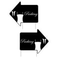 thumbnail image 3 of Drevy Wedding Parking Sign - Wedding Arrow Set of 2 18 inches x 24 inches - Corrugated Plastic Includes 2 Stakes per Sign, 3 of 8