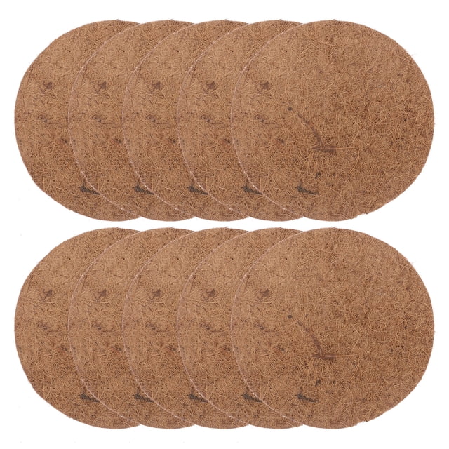 EeaseMX 10pcs PIGHT NATURAL PIEZAS HUEVO DURATORIBLE MATS NESTAS DE PÁJARO CLÁSICO PAD
