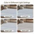 thumbnail image 7 of ODIKA 3'x5' Washable Throw Rug Stain Resistant, Low Profile, Non-Slip Striped Farmhouse Ticking Stripe Plaid Stripes Nautical Gingham Flowing Dynamic for Entryway, Kitchen, Mudroom, 7 of 7