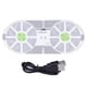 thumbnail image 1 of Refroidisseur pliable pour ordinateur portable 4 couleurs, double ventilateur, grand volume d'air, dissipateur thermique (blanc), 1 of 4