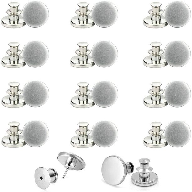 Pack de 12 botones vaqueros elásticos botones ajustables y extraíbles Likrtyny Para estrenar