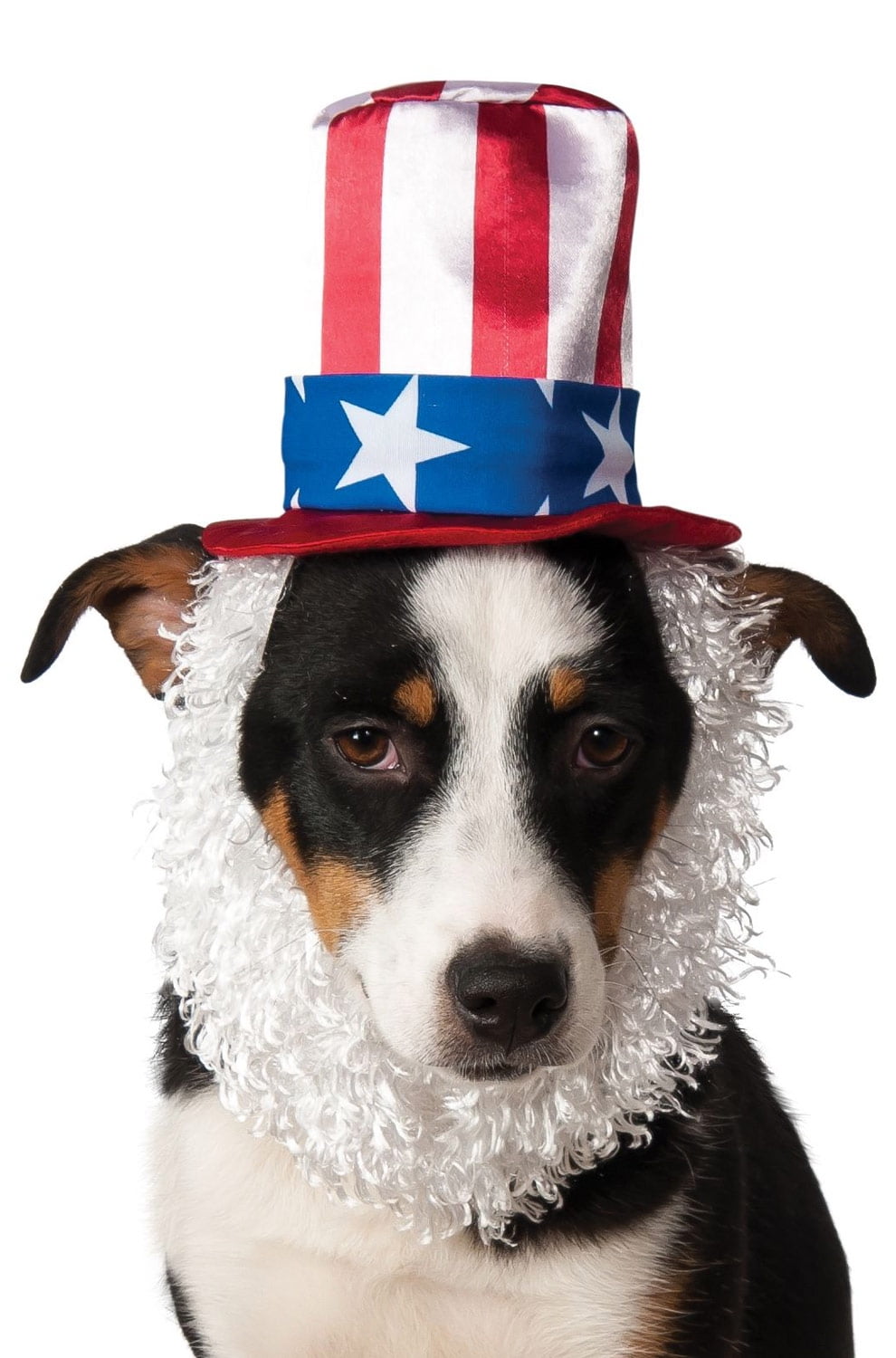 Rubie's Pet Shop Halloween Uncle Sam Red White & Blue Pet Dog Size Small Costume Rubie's Pet Shop Halloween Uncle Sam Red White & Blue Pet Dog Size Small Costume