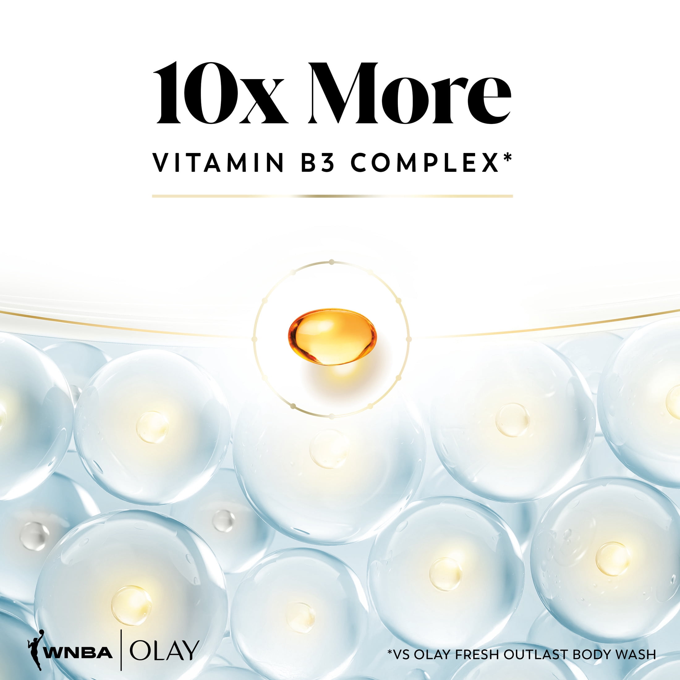 Olay Intensely Hydrating Body Wash with Hyaluronic Serum Complex, Victory Vibes Vanilla Scent, 20 fl oz