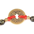 thumbnail image 2 of Chinese Feng Shui I Ching Ancient Coin Red String Attract Lucky Wealth Bracelets, 2 of 6