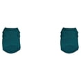 thumbnail image 3 of Greeniant Ropa para cachorros, camisetas de algodón para perros, traje de regalo dulce, chaleco para perros, ropa de varios tamaños, sudadera Verde oscuro L 2Conjunto, 3 of 6