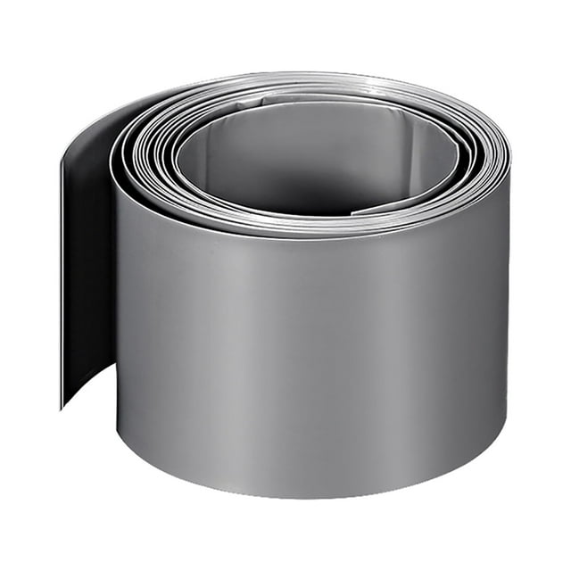 Tuberías termocontraíbles de 43 mm de ancho plano para 26650 individual de 2 metros en plata