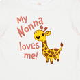thumbnail image 4 of Inktastic My Nonna Loves me- cute giraffe Boys or Girls Baby T-Shirt, 4 of 5