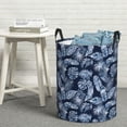 thumbnail image 5 of Goofa Tropical Leaves Printed Circular Hamper,Laundry Basket with Handles,Storage Baskets Foldable,Large Capacity Laundry Hamper-Medium, 5 of 8