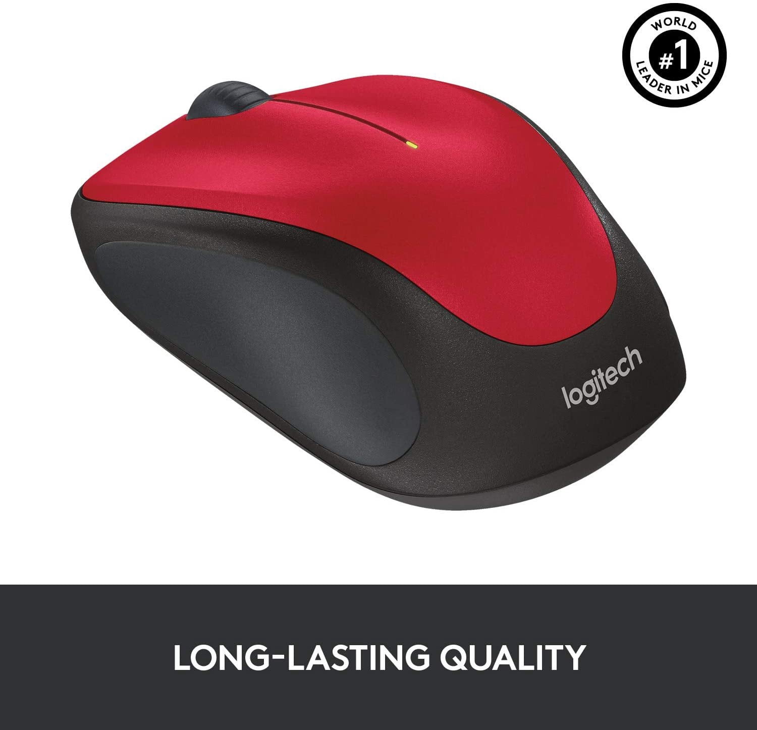 Logitech M235 Wireless Mouse Red