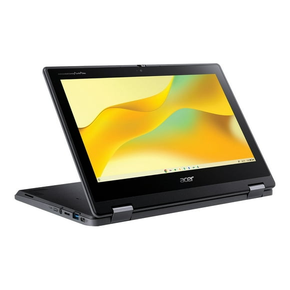 Acer Chromebook Spin 511 R756TN - Flip design - Intel N-series - N100 / up to 3.4 GHz - Chrome OS - UHD Graphics - 4 GB RAM - 32 GB eMMC - 11.6" IPS touchscreen 1366 x 768 (HD) - Wi-Fi 6E - shale black - kbd: US