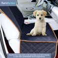 thumbnail image 2 of Funda de asiento de coche para perros FURRYFECTION 4 en 1, impermeable, negra, 2 of 7