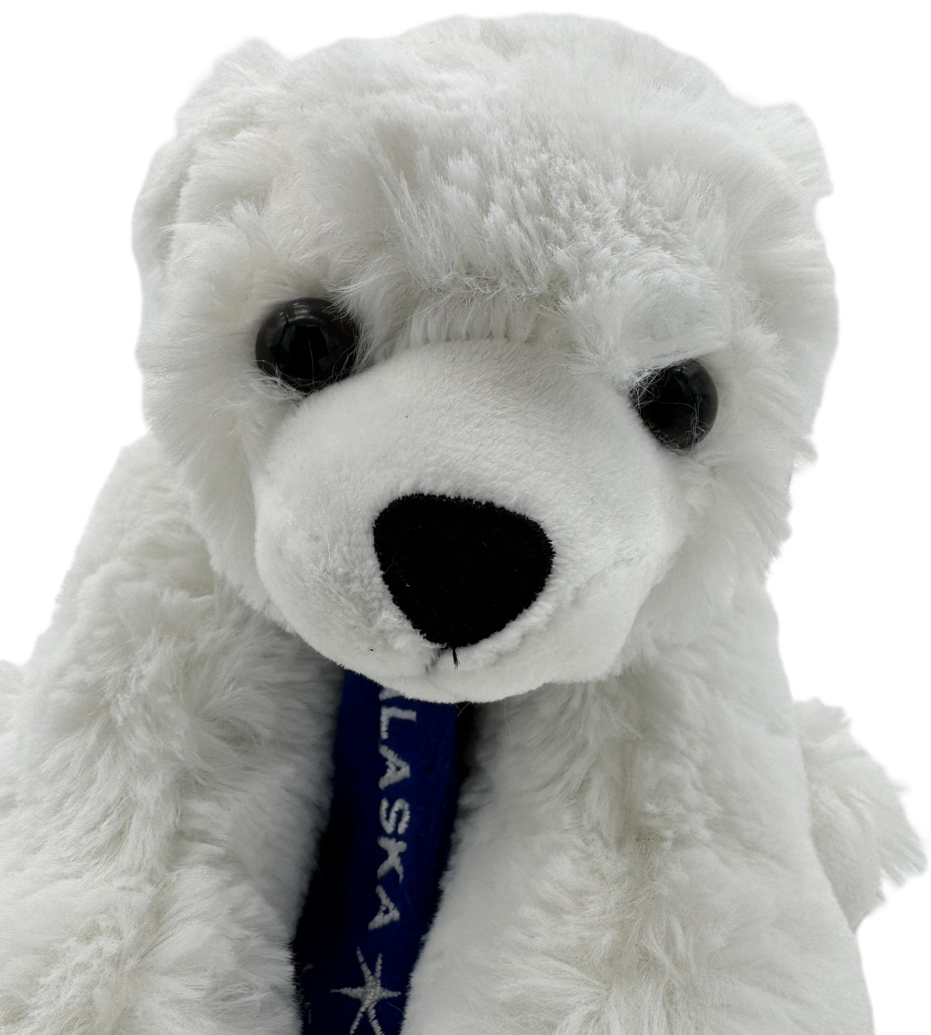 Alaskagift Plush Polar Bear With Scarf